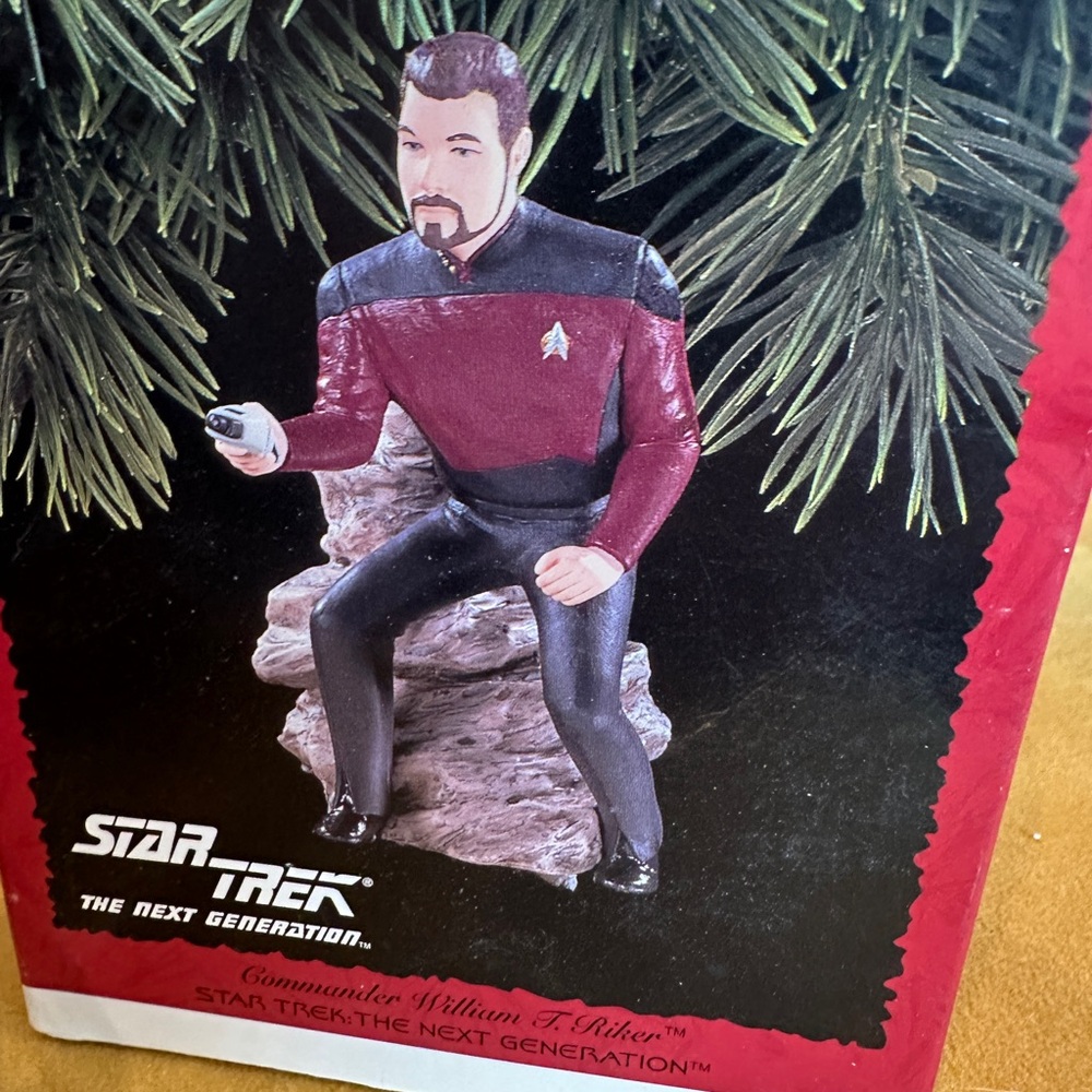 Hallmark Star Trek Figure with Red and Black Uniform